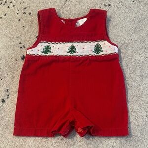 Edgehill Collection Red Festive Kids Romper